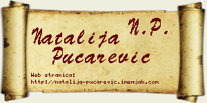 Natalija Pucarević vizit kartica